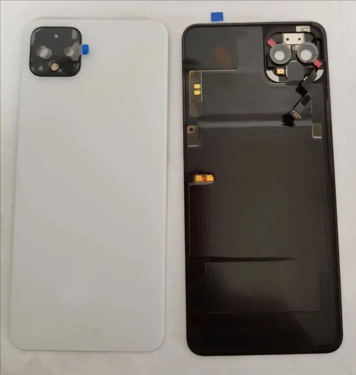 Со встроенной батареей для Google Pixel 4XL, Сменное стекло для камеры Google Pixel 4A 4 XL 4XL, задняя крышка корпуса, For 4XL White