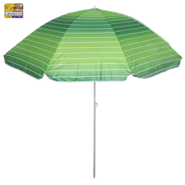 Зонт пляжный D=200 см, h=210 см, «Градиент АРТ1406», с покрытием от нагрева, ДоброСад