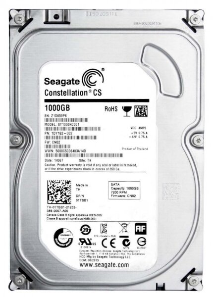 Жесткий диск Seagate ST1000NC001 1Tb SATAIII 3,5" HDD