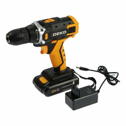 DEKO Дрель-шуруповерт DEKO Banger 20V 20 В 15 Ач Li-Ion 3501350 обмин 42 Нм 7125₽