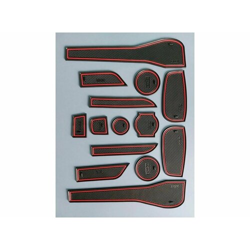 Коврики в ниши салона KIA Rio 2011-2017 кромка белая 960₽