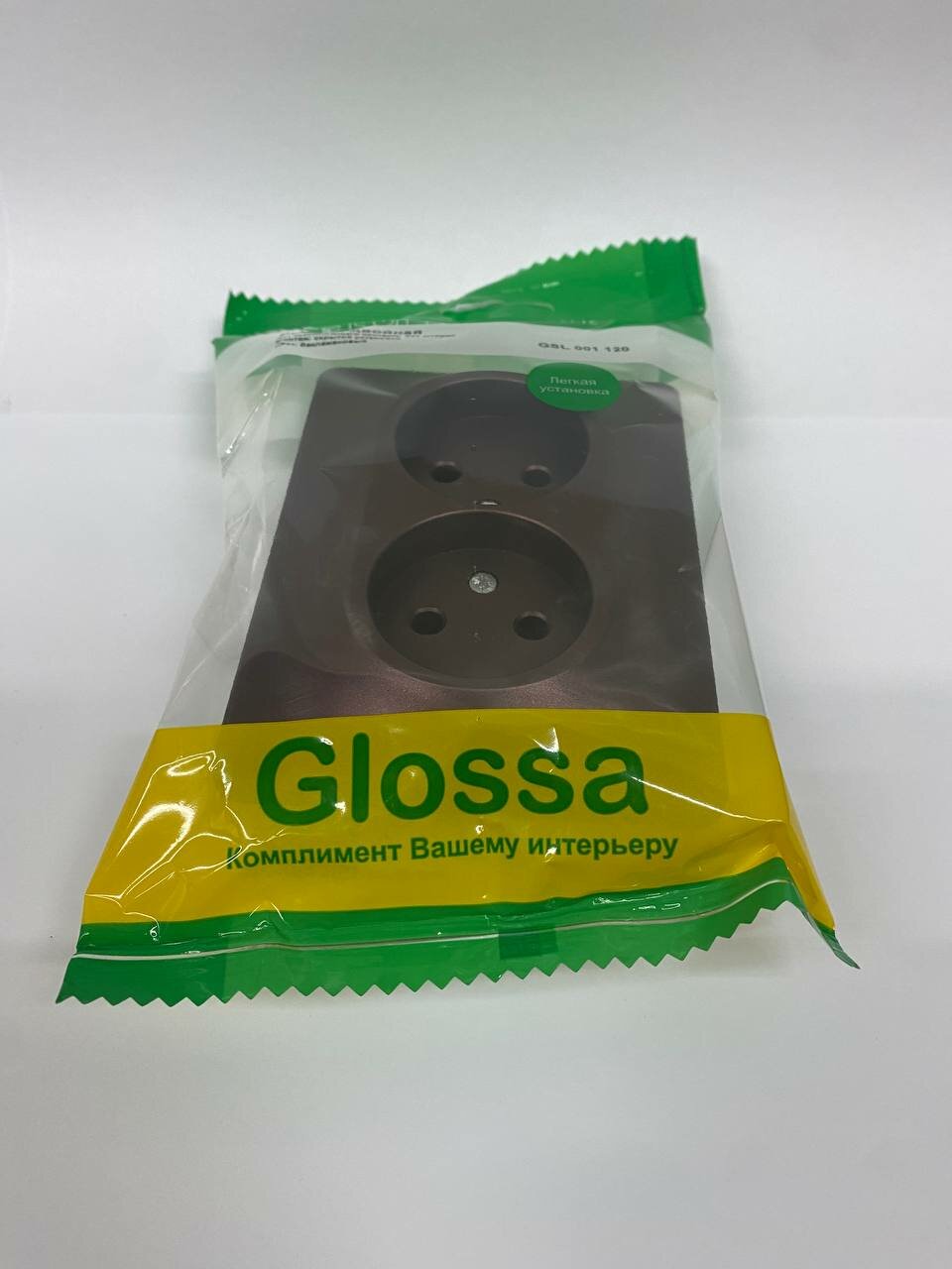 Glossa GSL001120 Розетка двойная (16 А, IP20, под рамку, скрытая установка, баклажан) Schneider Electric - фото №6