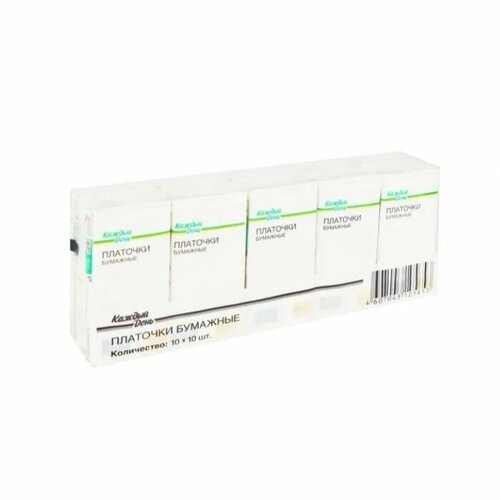 Платочки бумажные 10х10 шт 429₽