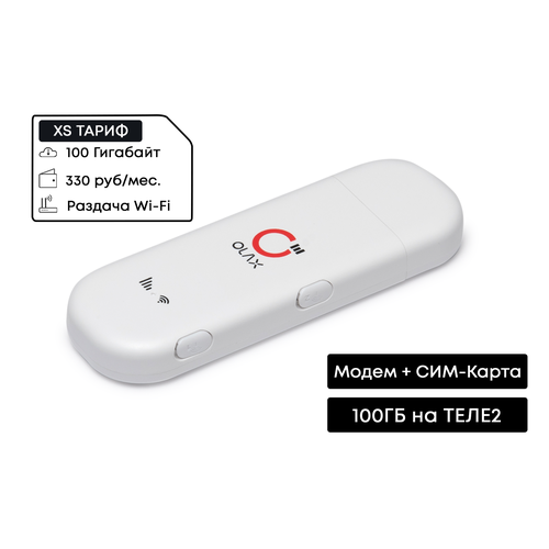 usb модем olax u90h e wifi с сим картой мегафон 200 гб за 400 руб мес 4G Модем Wi-Fi с сим-картой 100ГБ