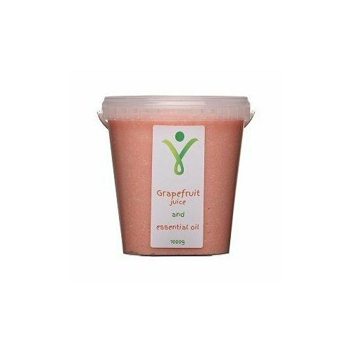 Скраб антицеллюлитный дренажный с эфирным маслом и соком грейпфрута, 1000г
