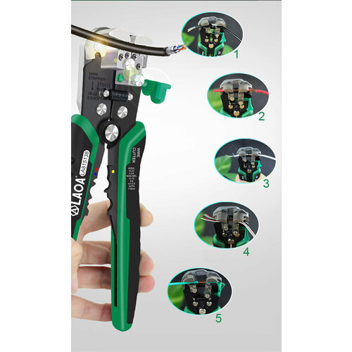 Стриппер автоматический LAOA для зачистки проводов 0,2–6 мм