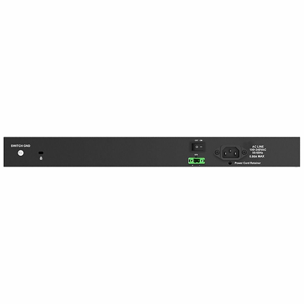 Коммутатор D-link 24x10/100/1000SFP, 4x10GBase-X SFP+, L2, 19" - фото №2