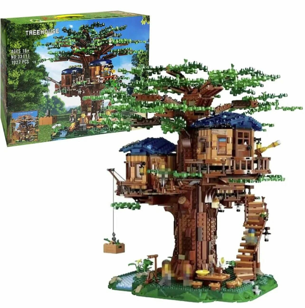 Конструктор " Дом на дереве", 1027 деталей TreeHouse