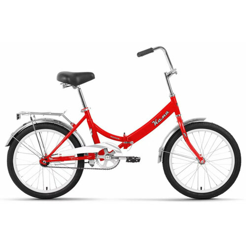 Складной велосипед Kama 24 (2024) 24 Красный (140-185 см) велосипед складной rook px r24 r 7 ск 24 красный