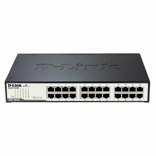 Коммутатор D-Link 24G неуправляемый коммутатор d link dgs 3130 30ts 24g 2x10g 4sfp управляемый