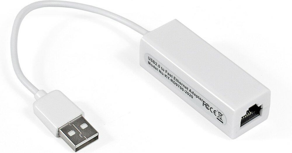 EX284936RUS, Кабель-адаптер ExeGate EXE-UA2-45 (USB2.0 -- 1xRJ45 UTP 10/100Mbps, Realtek Chipset RTL8152B)