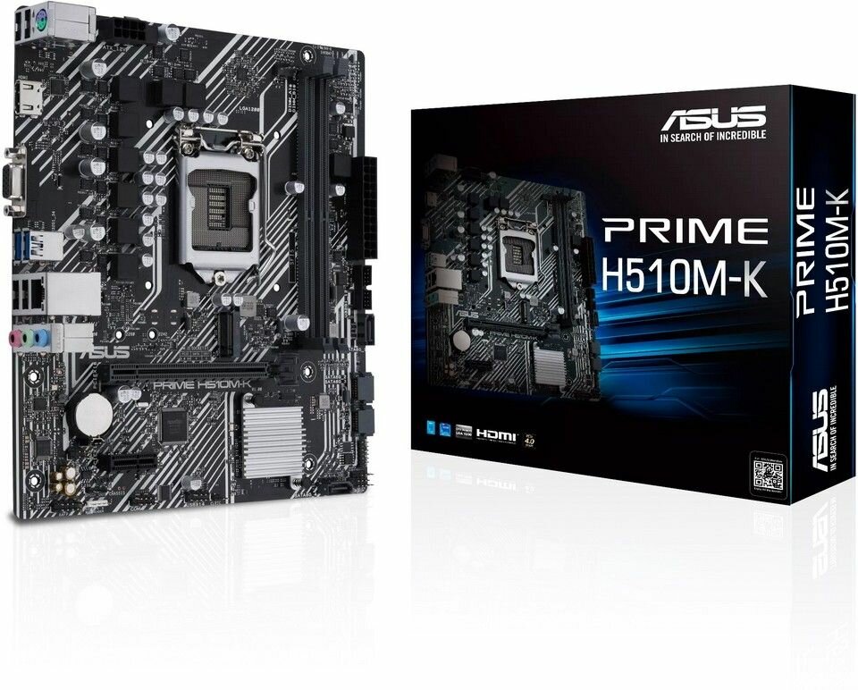 Материнская плата ASUS PRIME H510M-K R2.0 (90MB1E80-M0EAY0)