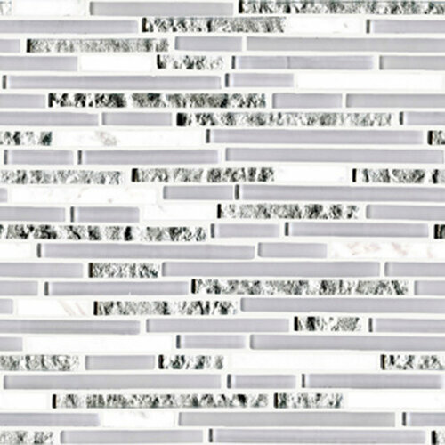 Мозаика L Antic Colonial Mosaics Collection L242521761 ETERNITY MINI STRIP WHITE 29,8x30,5 (цена за 1 шт)