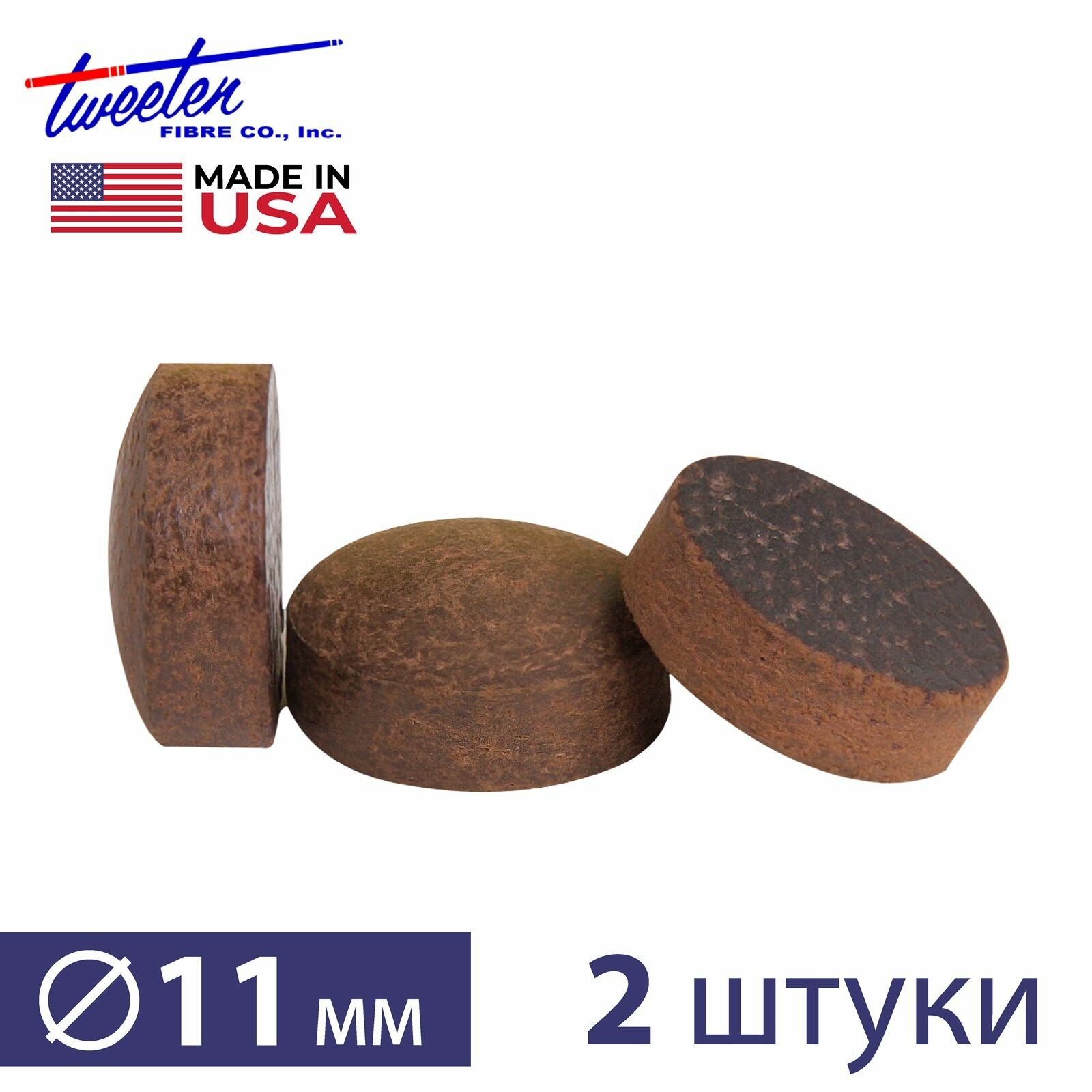 Наклейка для кия Royal Oak Tweeten 11 мм, 2шт.