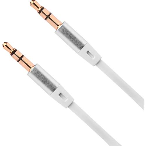Кабель Aux LENTEL 35 Jack 35 Jack белый Арт 126842 1м 425₽