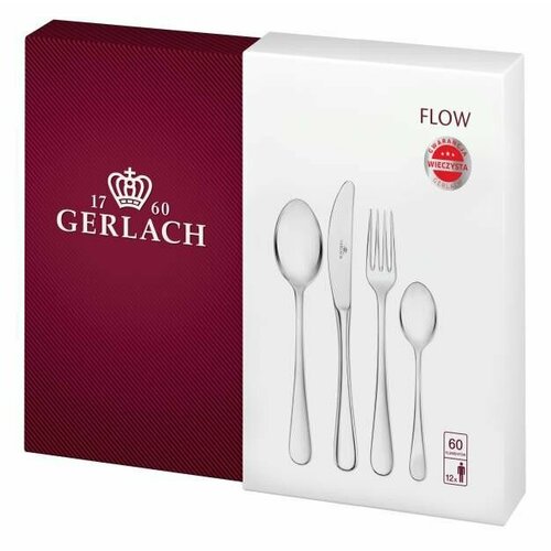 Набор столовых приборов Gerlach Flow 60 шт.
