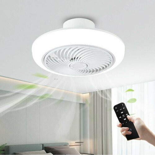 Потолочный вентилятор-лампа светодиодная лампа белого цвета 229000₽