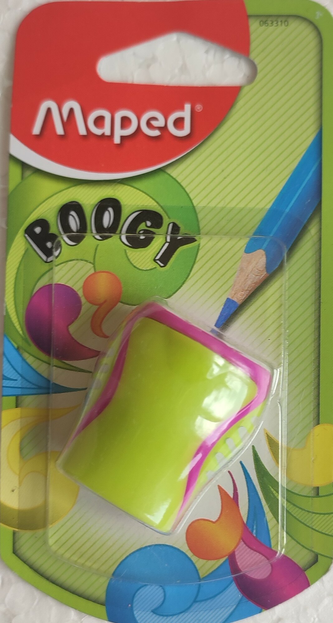 Точилка пластиковая Maped "Boogy", 1 отверстие с контейнером