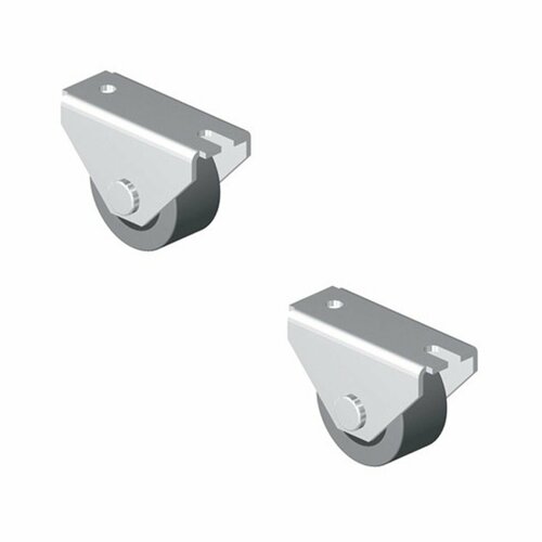 Ролик / колесо резиновое для мягкой мебели диаметр 27 мм (комплект 2 шт.)