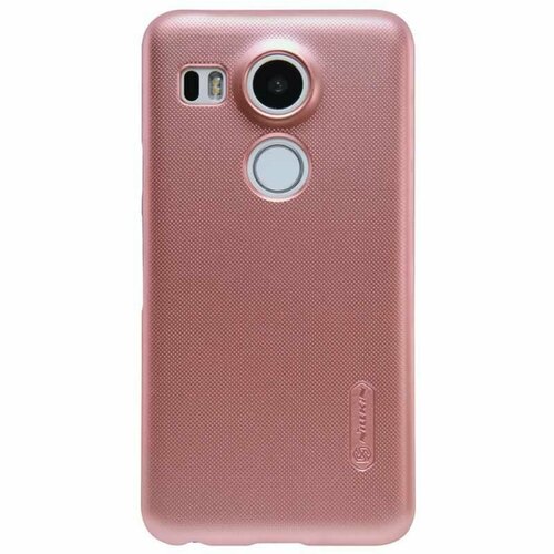 Накладка пластиковая Nillkin Frosted Shield для LG Nexus 5X розовое золото cameron sino аккумулятор для телефона lg nexus 5x
