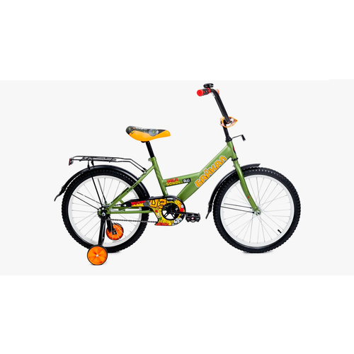 Велосипед 20 детский Байкал В2008 двухколесный с боковыми колесами цвет хаки 890000₽