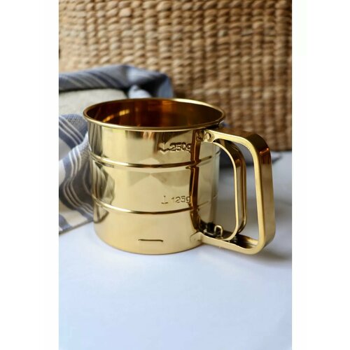 Кружка сито для муки металлическое