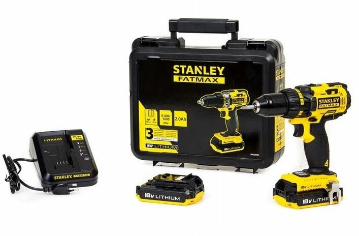 фото Аккумуляторная дрель-шуруповерт STANLEY FMC600D2