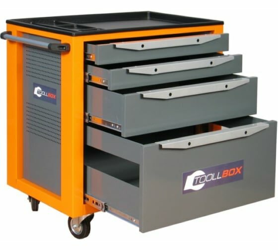 фото Инструментальная тележка Toollbox серии standart TBS-4 RAL 2008