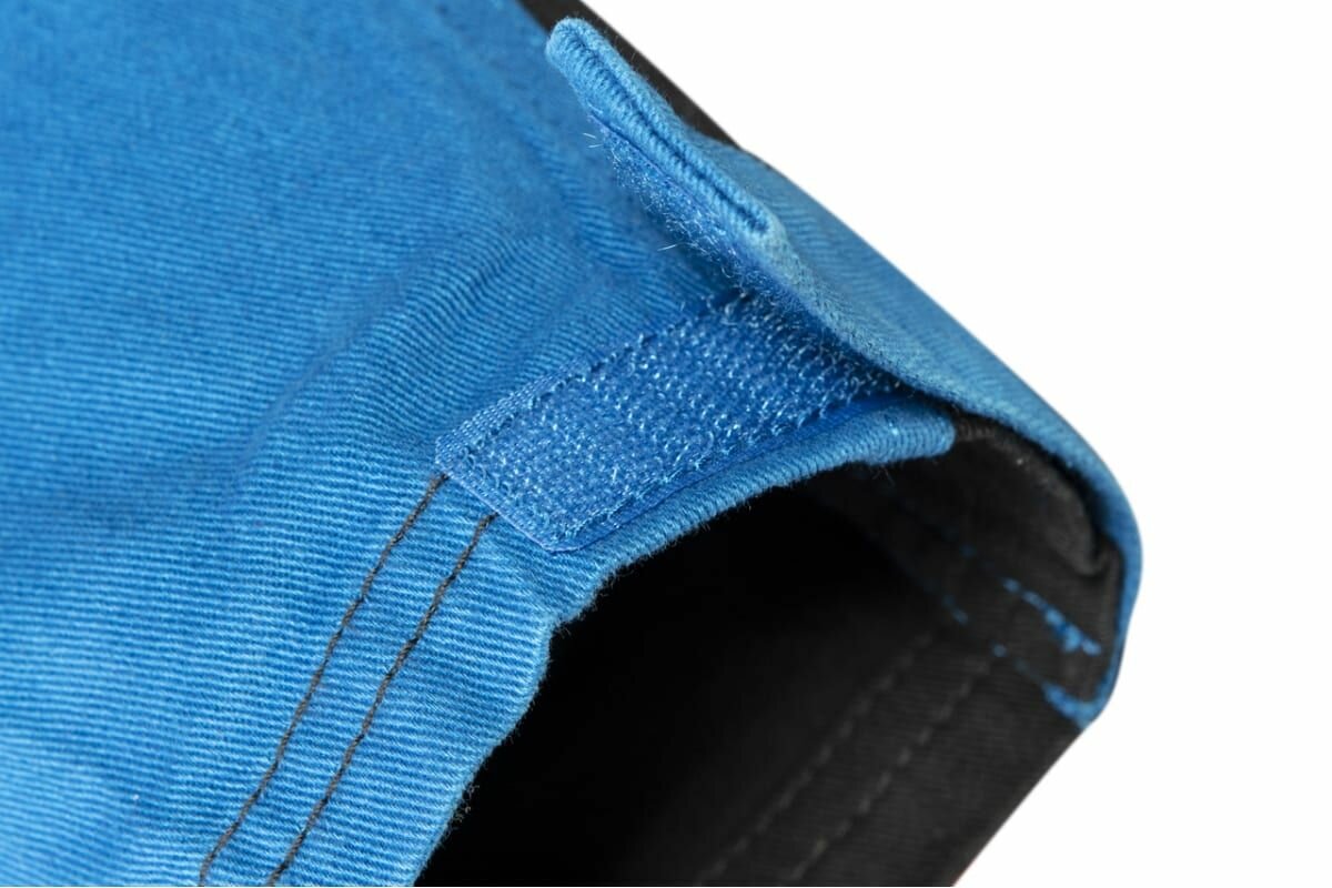 Блуза рабочая на молнии HD+ NEO Tools, размер 48, цв. синий+черный, 81-215-S