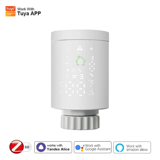 Беспроводной терморегулятор для радиатора Zigbee Ya-HY368 — фото 1