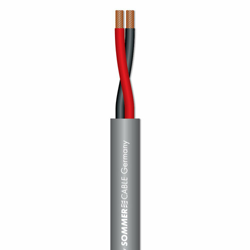 Кабель акустический с катушки двухжильный Sommer Cable 415-0056 Meridian Mobile SP215 Grey, 1 м