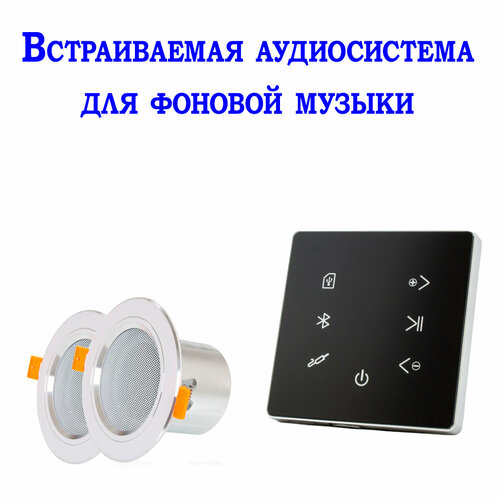 Встраиваемая аудиосистема для фоновой музыки в комнату в ванну в офис 798700₽