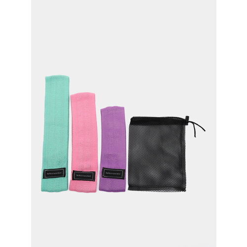 Фитнес резинки тканевые набор 3 штуки разного размера и разной нагрузки 119900₽