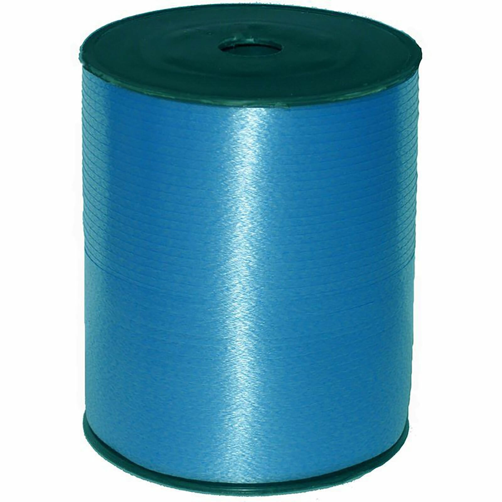 Лента для шаров и подарков / Синяя / 0,5 см * 500 м / гидропласт