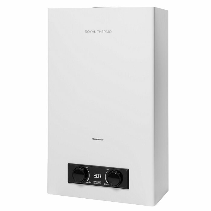 фото Колонка газовая Royal Thermo GWH 10 Inflame White, аналог Electrolux GWH 10 NanoPlus 2.0.