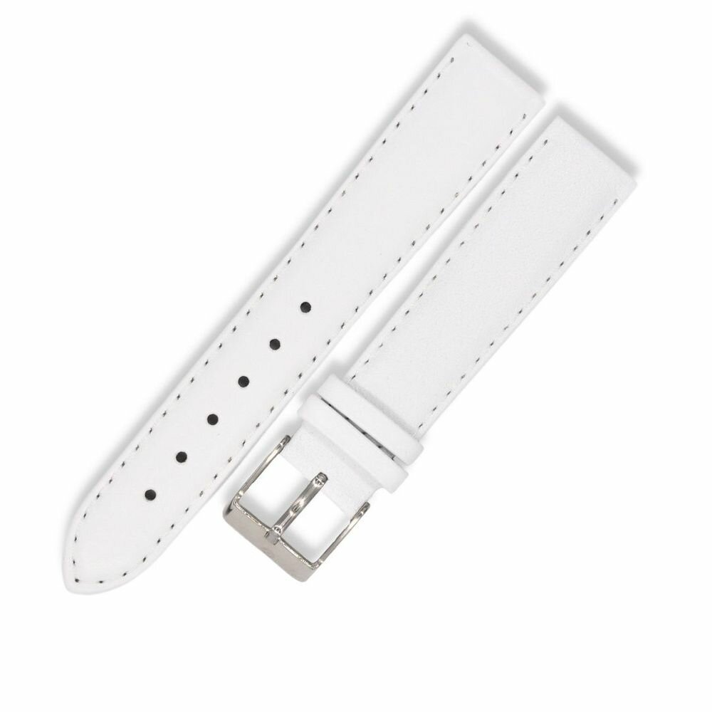 Ремешок KIJUA, фактура гладкая, матовая, размер 18, белый — фото 1