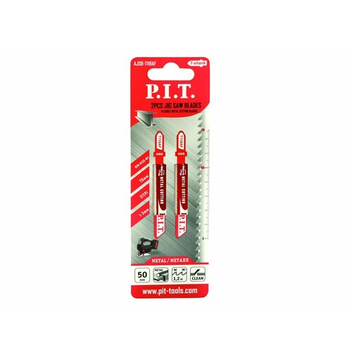 Пилка для лобзика по металлу PIT T118AF гибкие 50ммAJSB-T118AF 350₽