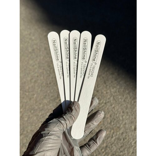 Набор пилок для ногтей 180-240 грит, 50 штук nail sunshine