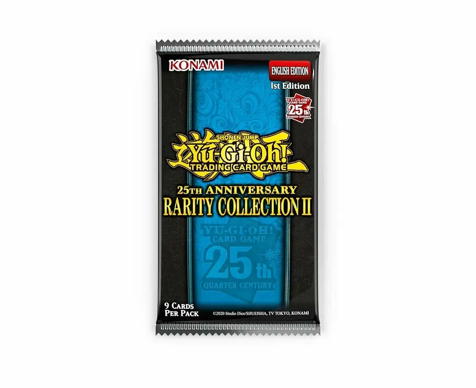 Настольная игра Yu-Gi-Oh - бустер выпуска 25th Anniversary Rarity Collection II Booster на английском языке