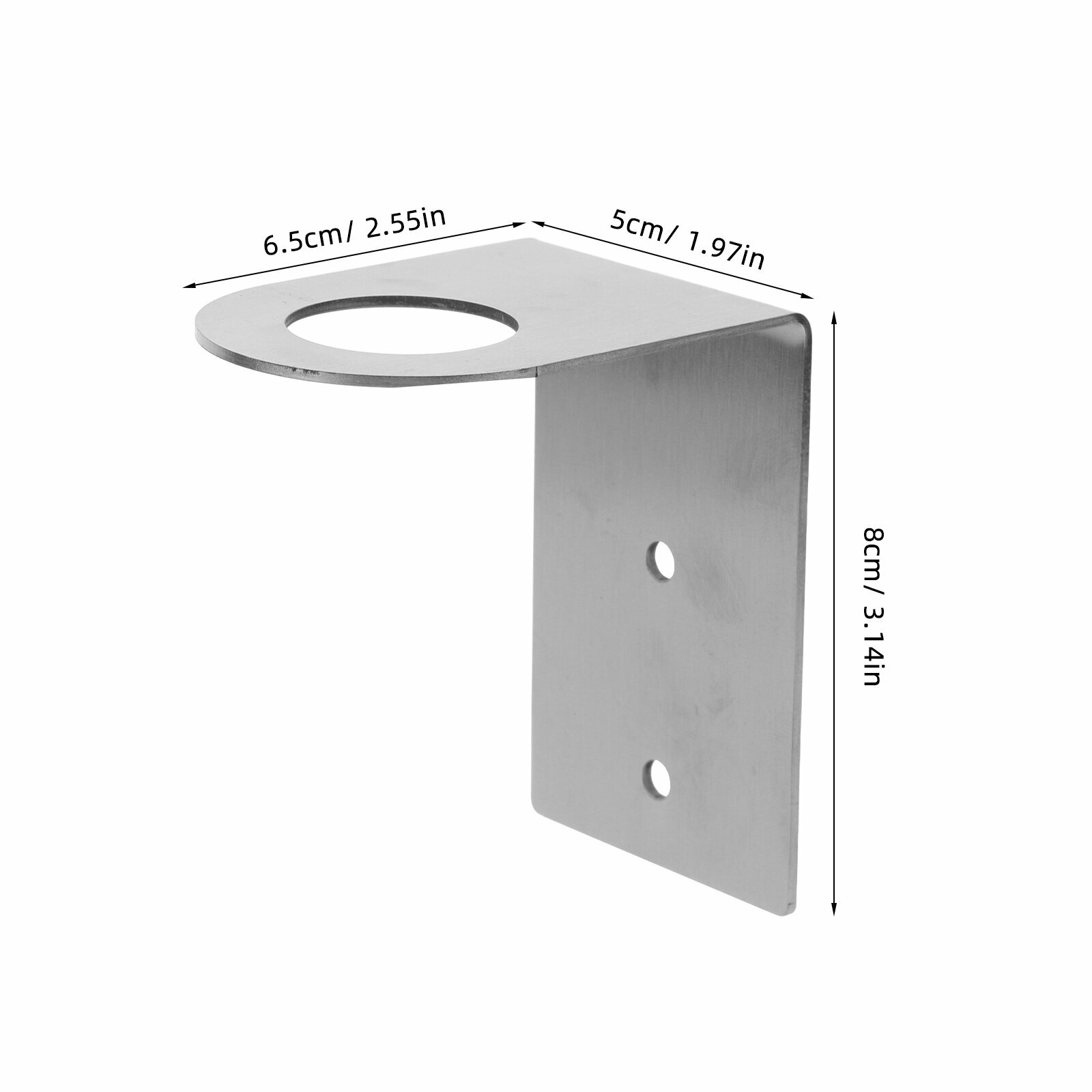 Держатель Для Мыла На Стену Без Дрели Серебристый 8.00X6.50X5.00Cm