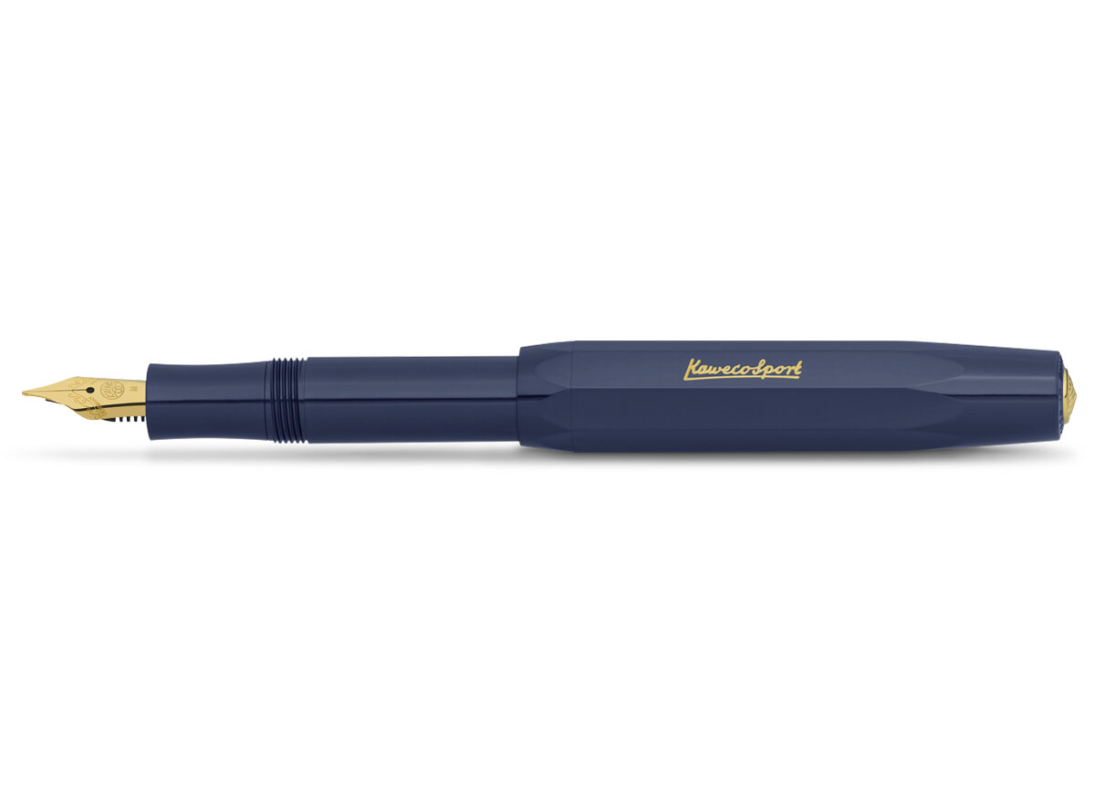 Ручка перьевая KAWECO CLASSIC Sport Navy пластиковый корпус EF 0.5мм