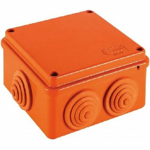 Распределительная коробка Ecoplast JBS100 (43207) наружный монтаж 100x100 мм 1 шт. огнестойкая коробка экопласт jbs100