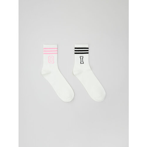 Носки Sela 2 пары, размер 20/22, белый носки sela 2 пары размер 18 20 розовый