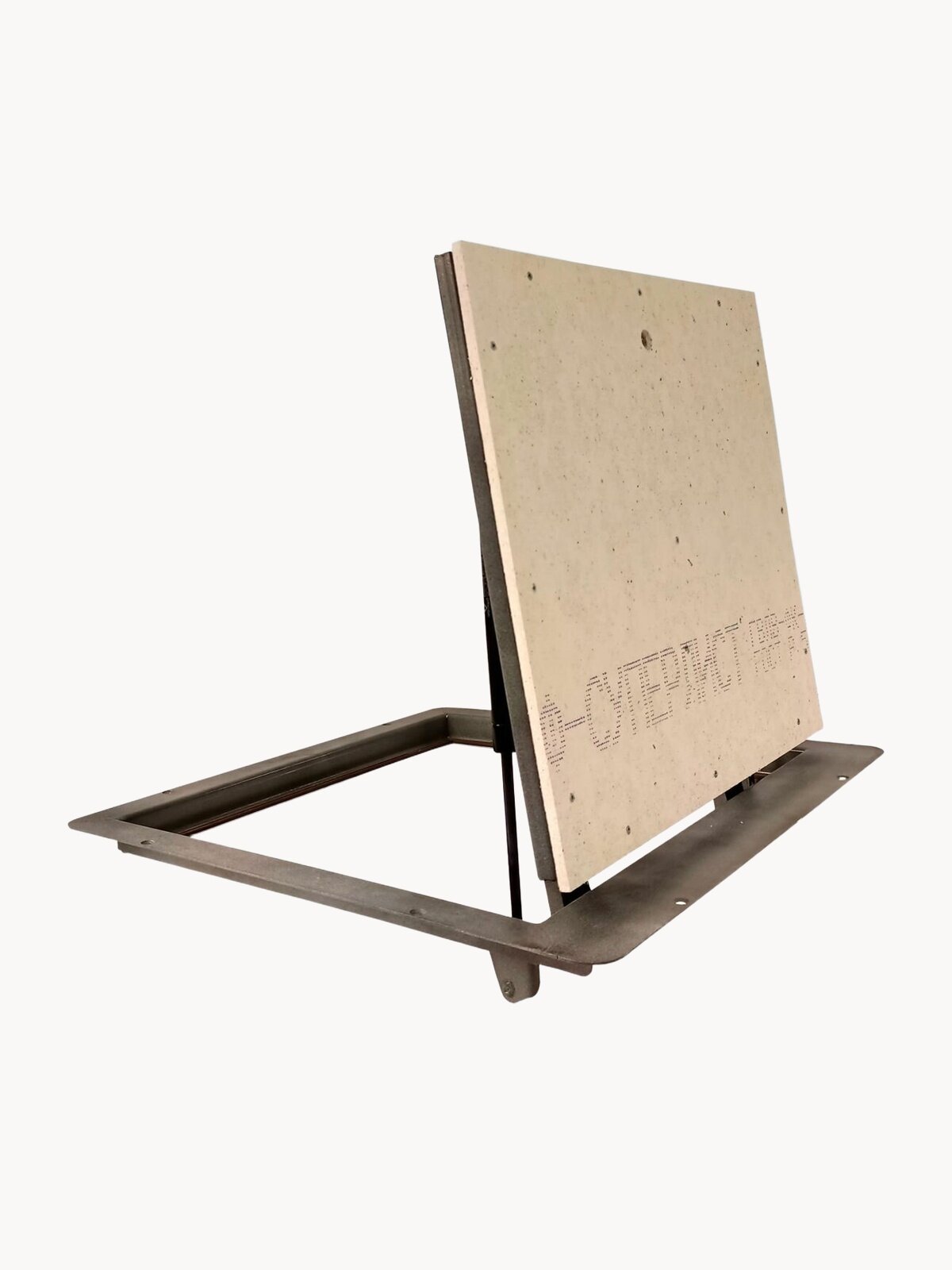 Люк напольный герметичный 600х600 мм, на газовых амортизаторах, невидимый под любое покрытие