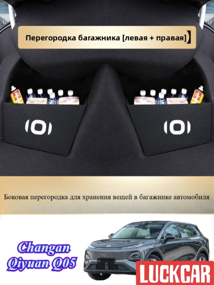 Changan Qiyuan Q05 Боковая перегородка для хранения вещей в багажнике автомобиля