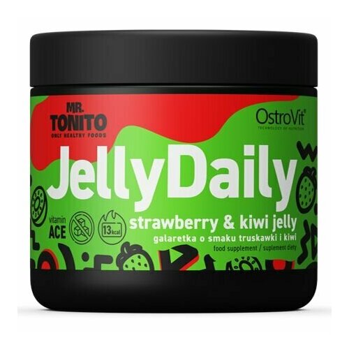 Витаминное желе без сахара OstroVit Mr. Tonito Jelly Daily 350 г Клубника-киви