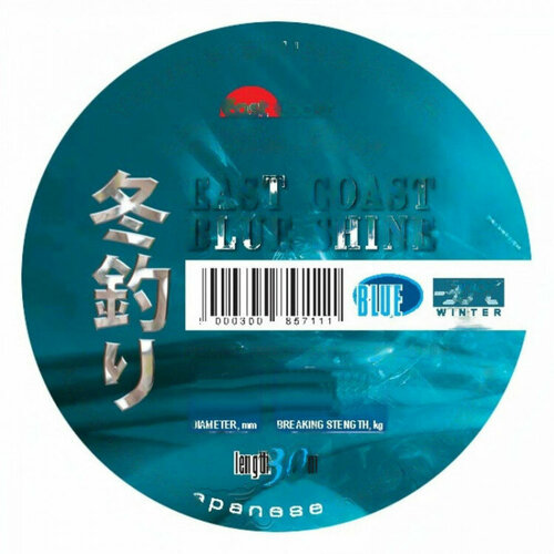 фото Леска east coast blue shine 0.14 30м