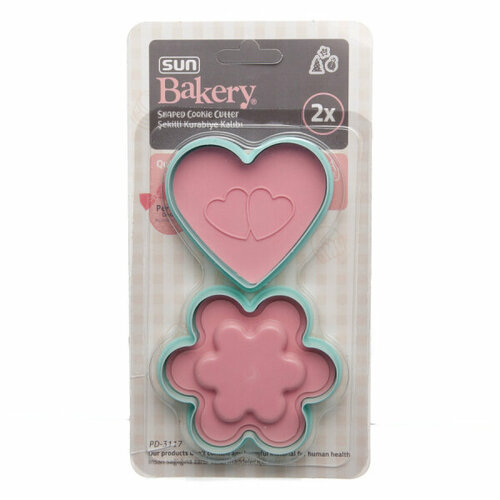 Вырубка с плунжером для мастики/теста 4 шт.