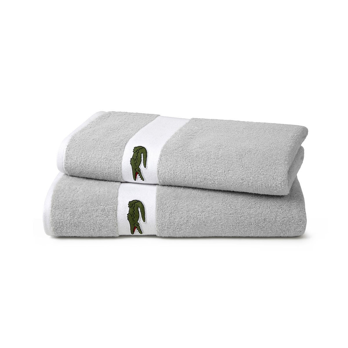 Полотенце Lacoste Casual Argent 90x150 см - фотография № 1