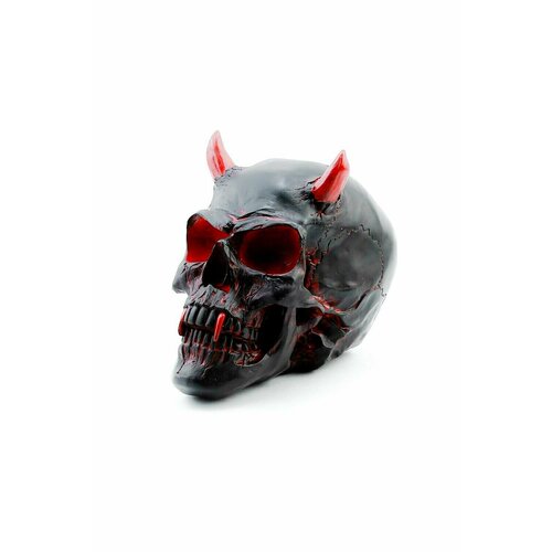 Интерьерное декоративное настольное украшение из стеклопластика статуэтка/фигурка череп Демон